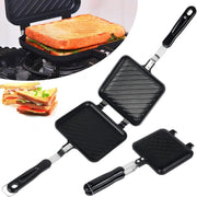 Camping Toastie Maker Non Stick Double-Side Stovetop Sandwich Frying Pan