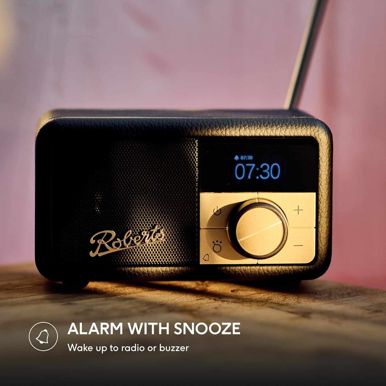 Portable FM DAB/DAB+ Digital Radio Bluetooth Speaker Black