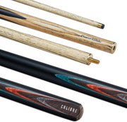 57in 2-Piece Snooker Cue Ash Shaft Brass Joint 10mm Tip