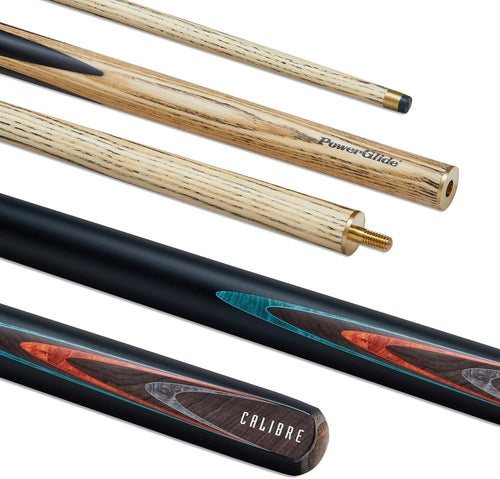 57in 2-Piece Snooker Cue Ash Shaft Brass Joint 10mm Tip
