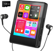 128GB MP3 Player Bluetooth 2.4" Touch Screen FM Radio