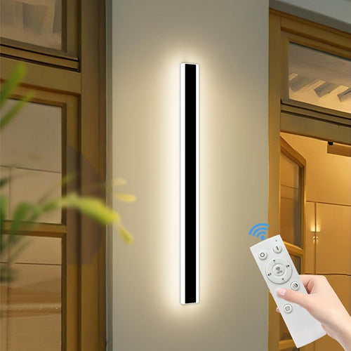 100cm LED Outdoor Wall Light Dimmable Remote IP65 Modern Exterior Lamp