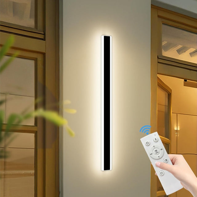 100cm LED Outdoor Wall Light Dimmable Remote IP65 Modern Exterior Lamp