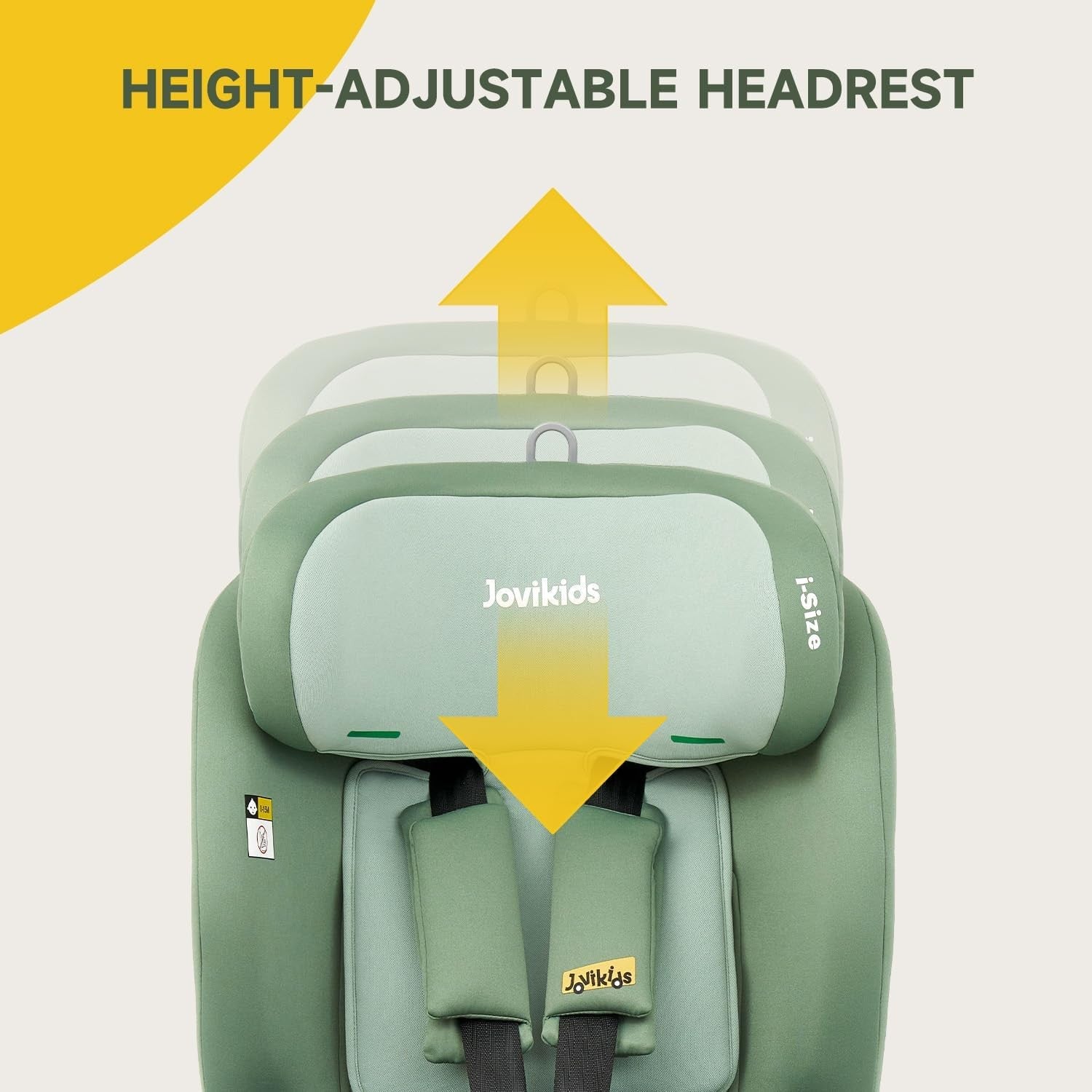 i-Size R129 ISOFIX Car Seat 76–150cm Group 1 2 3 Adjustable Protection
