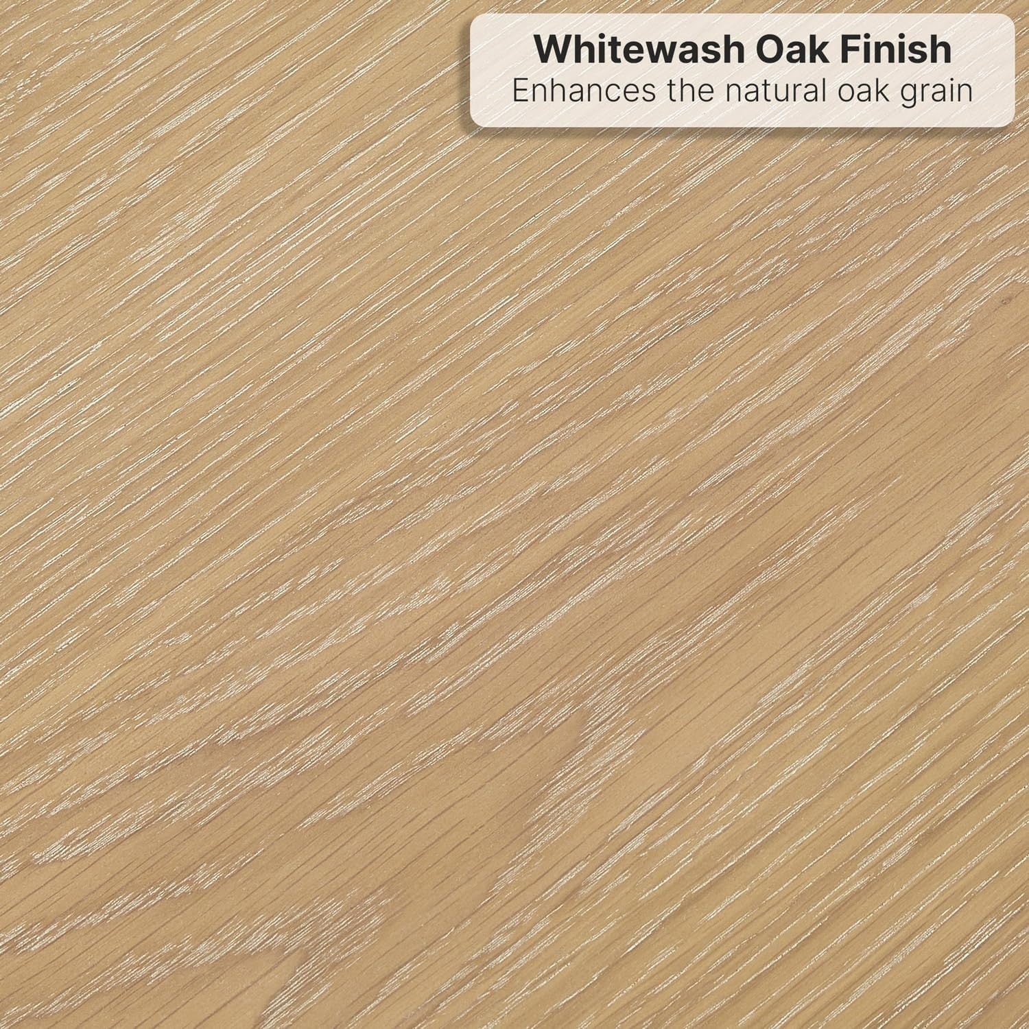Whitewash Oak Nesting Tables Set of 3 Shaker Style Solid Wood Space Saving