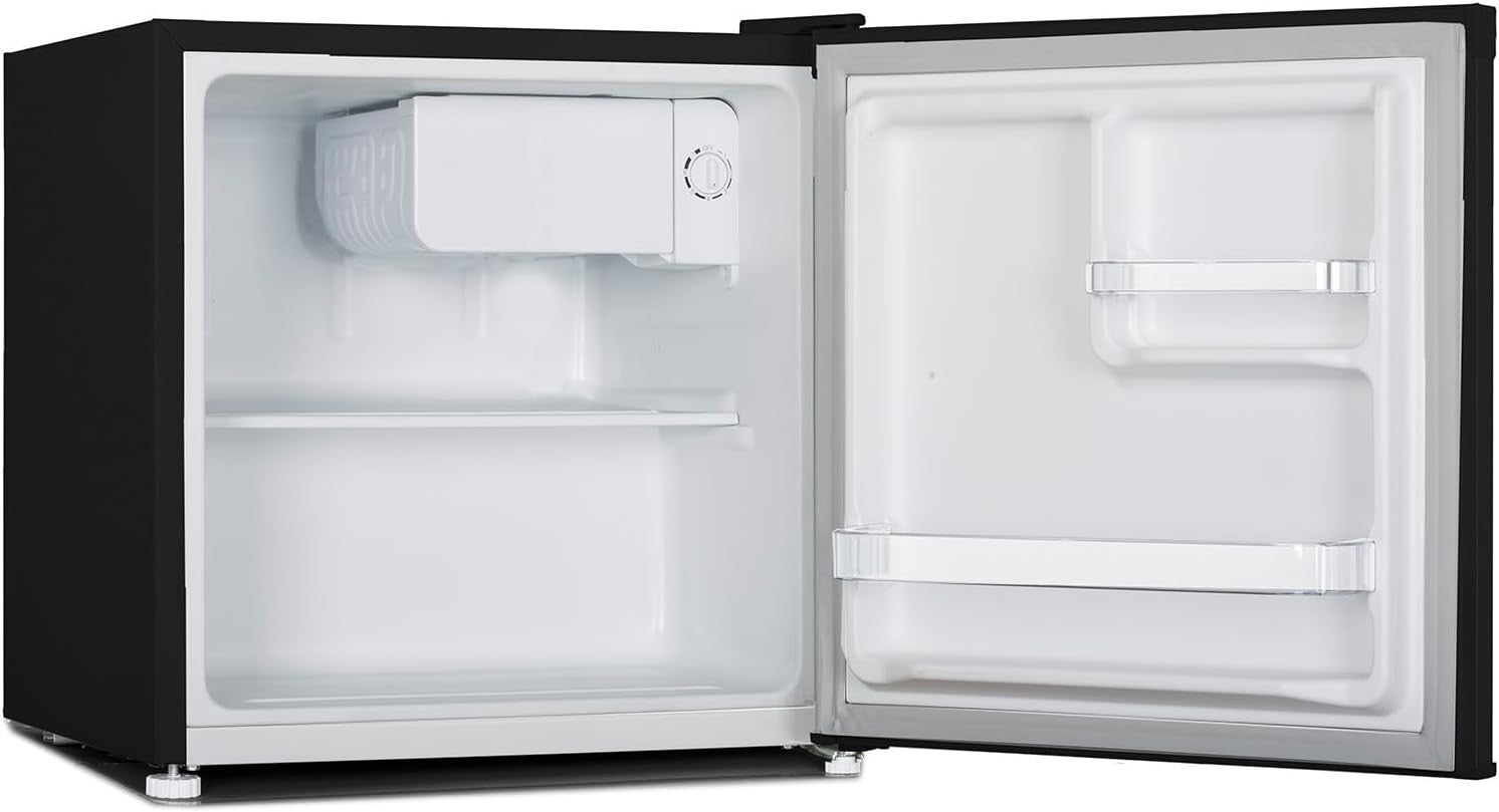 46L Mini Fridge Tabletop Drinks Cooler Adjustable Shelves Low Noise