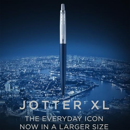 Luxury Ballpoint Pen – Richmond Matte Black, Medium Blue Ink, Retractable
