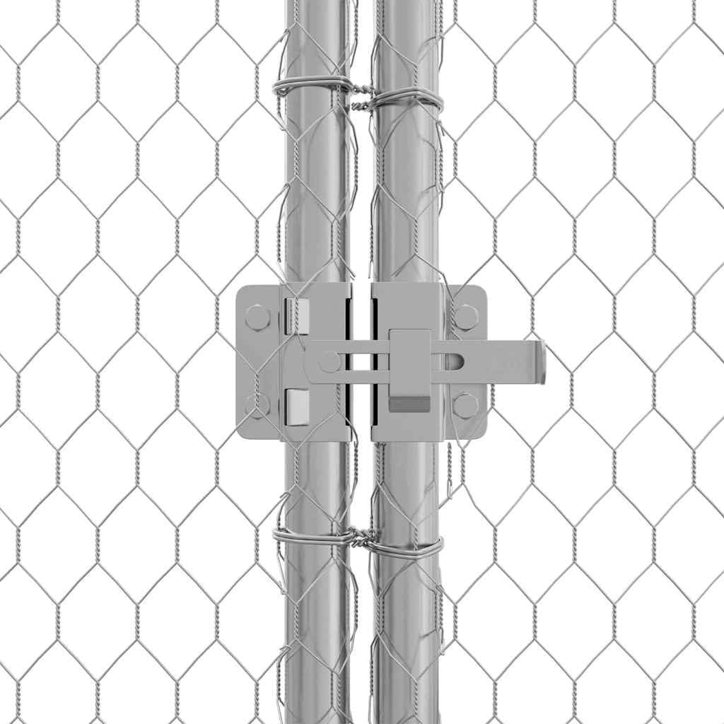 XXL Galvanised Steel Chicken Cage 400x170x177cm