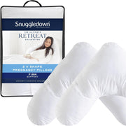 Luxury Pregnancy V Shaped Pillow 2 Pack Full Body Maternity Support