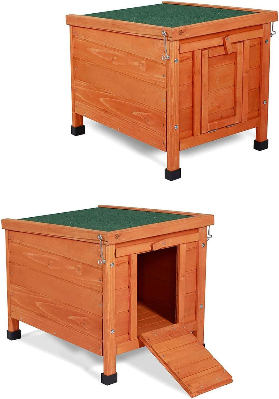 Wooden Rabbit Hutch Indoor Outdoor Weatherproof Small Pet House