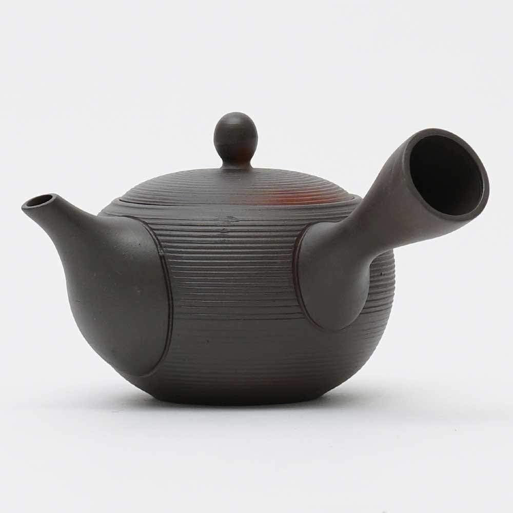 Japanese Kyusu Teapot 350ml Tokoname Clay Ceramic Tea Pot Brown