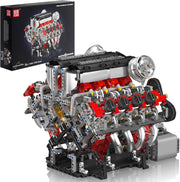 3.9L V8 Engine Model Kit with Sound & Moving Parts – 2718 PCS Adult Build Toy
