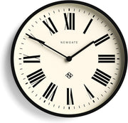 Classic Roman Numeral Wall Clock 37cm | Large Display, Silent, Kitchen, Office