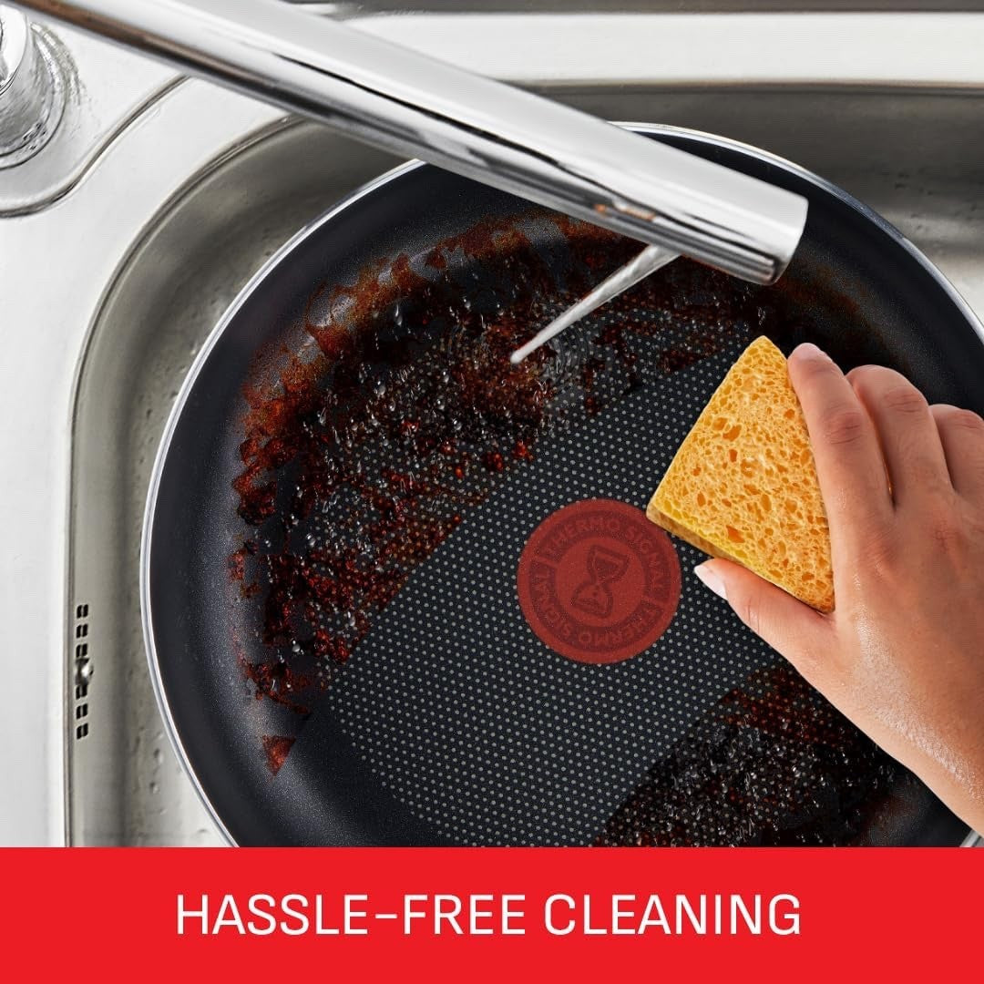 5pcs Black Non Stick Cookware Set with Lids – Saucepan & Frying Pan Set