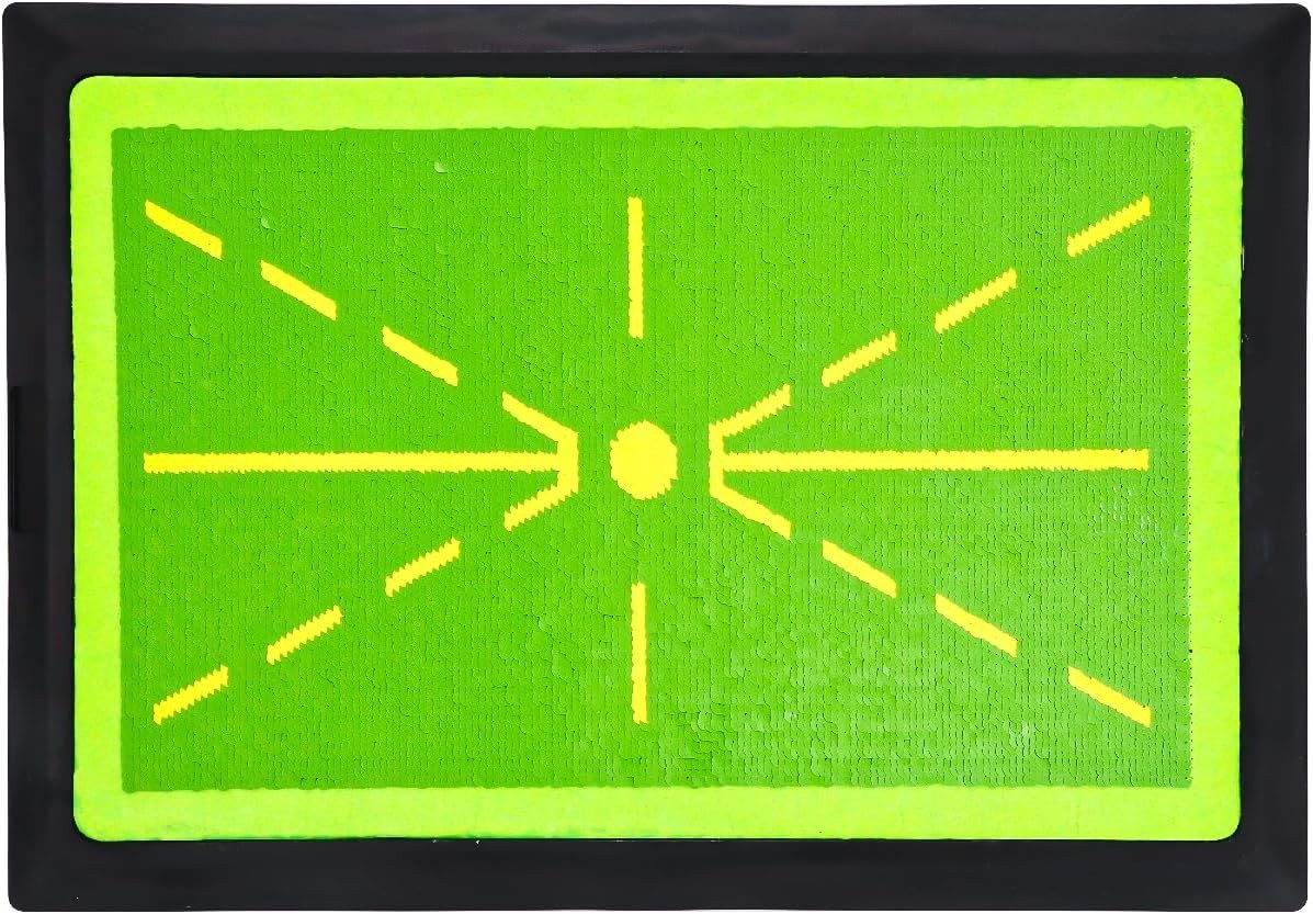 Golf Swing Mat 12x17 Practice Pad Swing Path Trainer