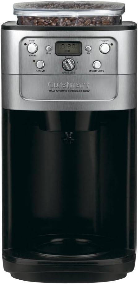 12 Cup Grind & Brew Coffee Maker with Burr Grinder Programmable Stainless Steel