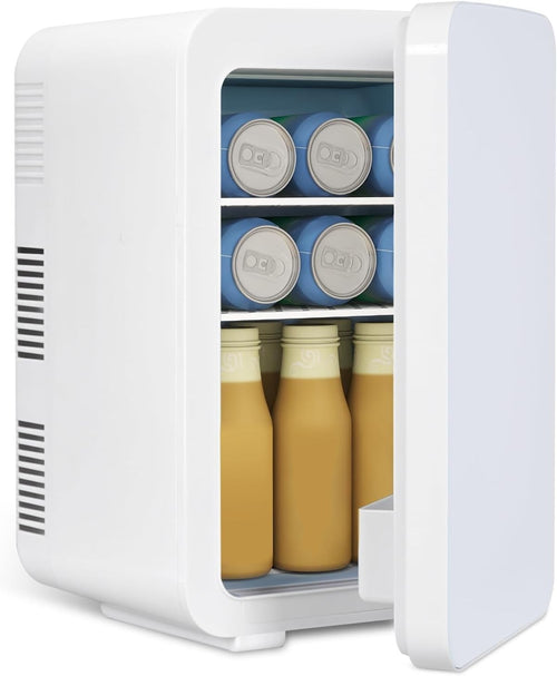 Portable 10L Mini Fridge Cooler Warmer AC DC White Home Car