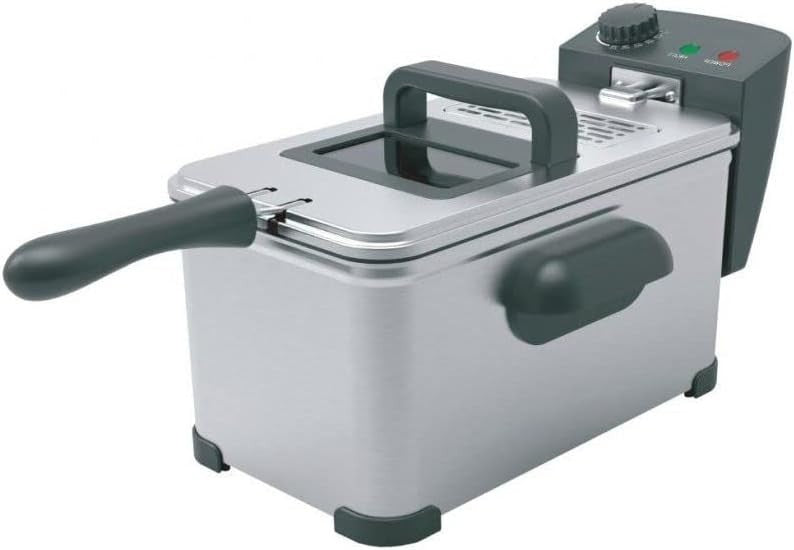3.5L Deep Fat Fryer 2000W Stainless Steel Easy Clean Temp Control
