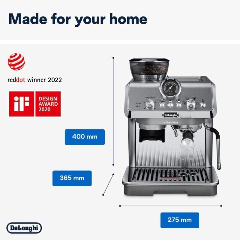 Premium 1.5L Espresso Machine | Barista Kit | Milk Frother | 1450W Bean-to-Cup