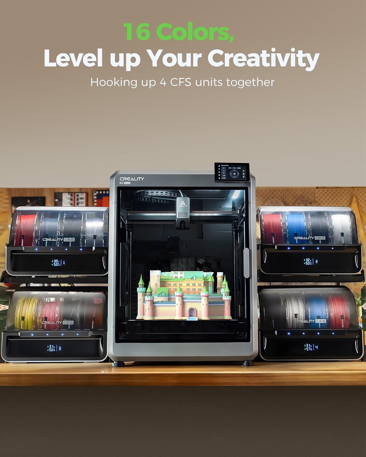 Multicolor Auto Filament System 16-Color RFID Switching Moisture-Proof