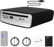 External Car CD Player USB Plug Play Portable Anti Skip Remote