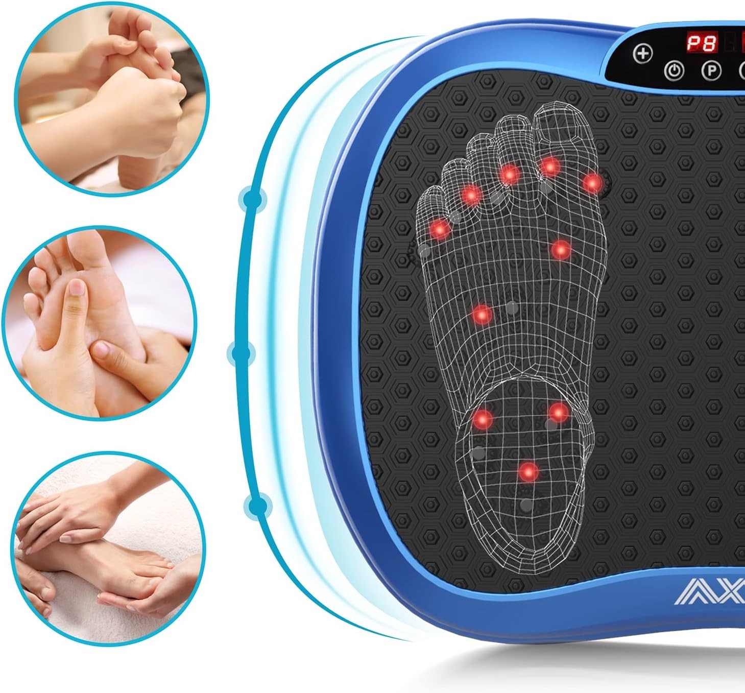 Whole Body Vibration Plate Fitness Platform Lymphatic Drainage
