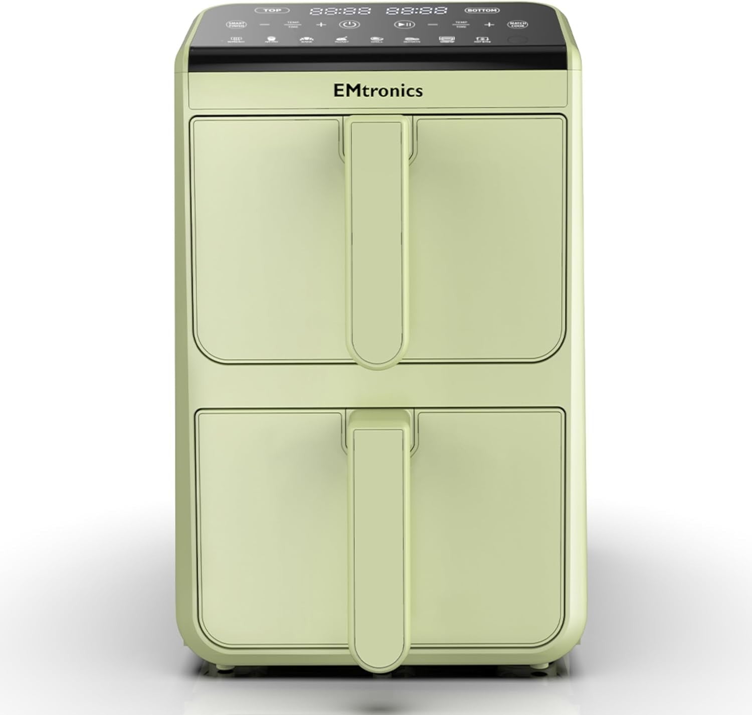 Dual Zone 10L Stack Air Fryer 2460W Touch Presets Smart Finish Sage