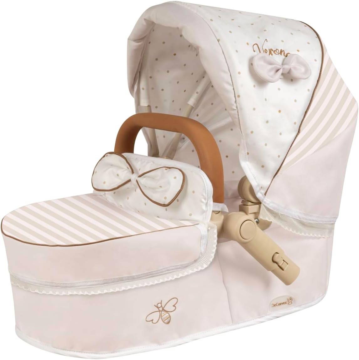 3in1 Dolls Pram Convertible Pushchair Carrycot Foldable Toy