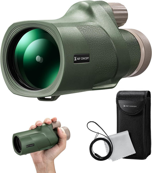 12X50 HD Monocular Waterproof BAK4 FMC Lens – Compact Outdoor Birding Scope