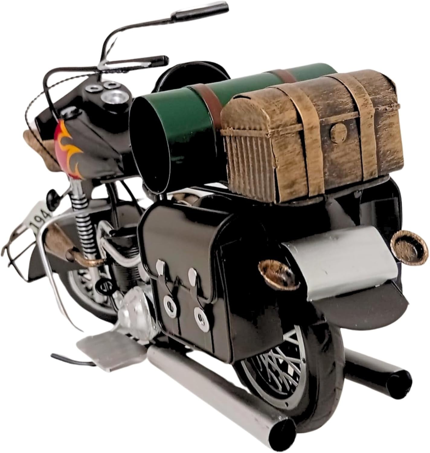 Vintage Style Motorcycle Model with Authentic Details & Classic Design