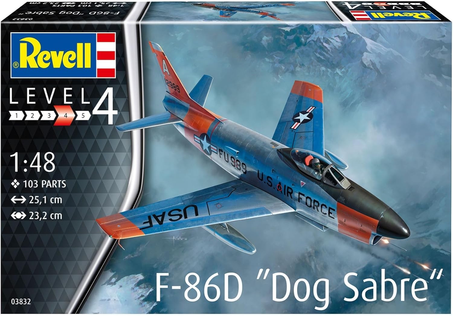 Unbuilt F-86D Dog Sabre Model Kit 1:48 Scale Plastic Aircraft DIY