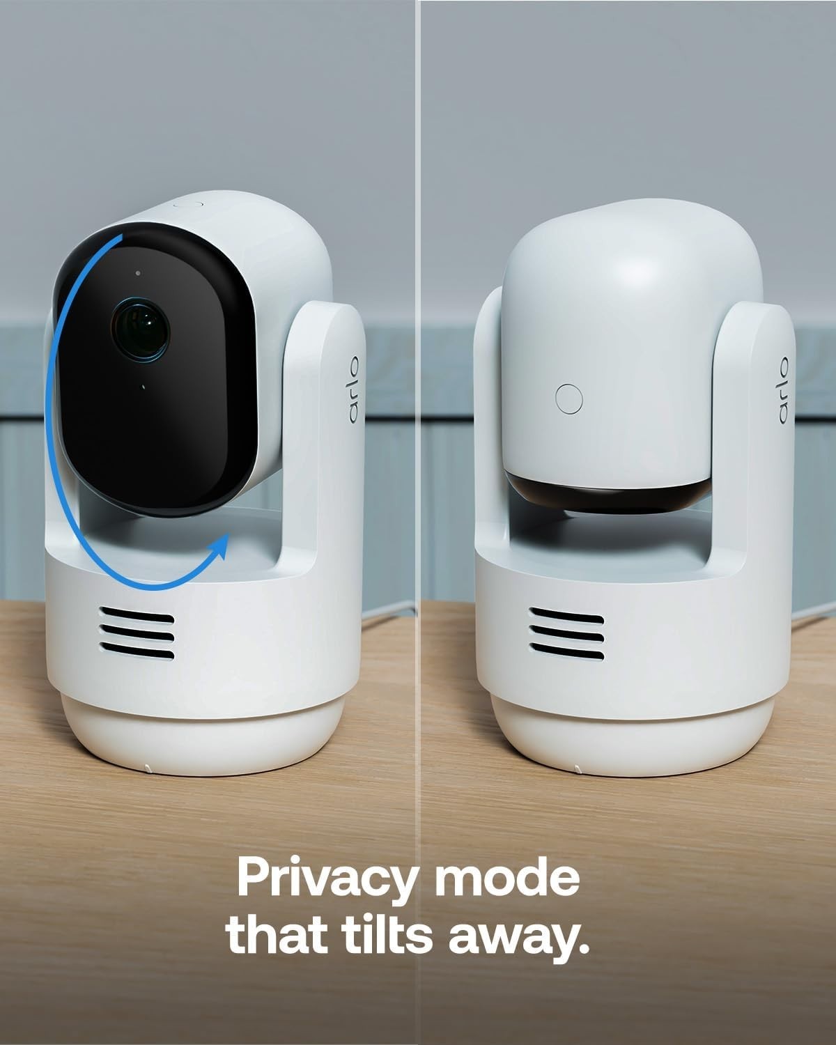 360° PTZ Indoor Security Camera HD Night Vision Motion Sound Alert