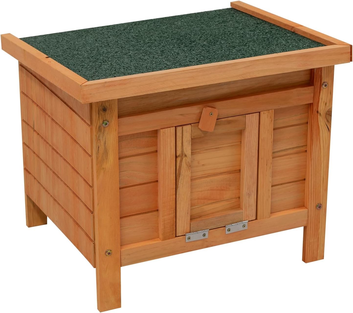 Wooden Animal Shelter Outdoor Small Pet House Lockable Predator Proof