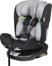 360° Rotating i-Size Car Seat ISOFIX R129 0–36kg Birth to 12 Years Black Grey