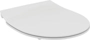Tirso Oval Soft Close Toilet Seat White 365x425mm Quick Release Antibacterial