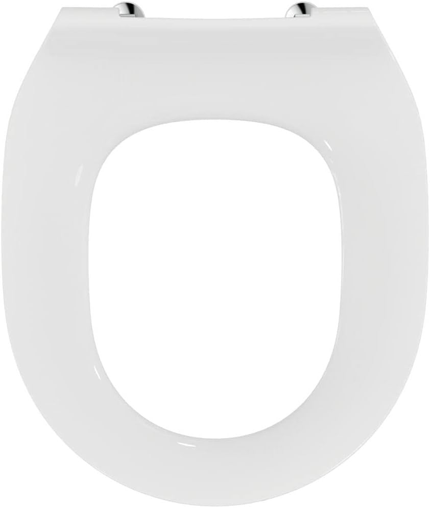 Heavy-Duty School Toilet Seat Ring Only Polypropylene 355mm Splash-Resistant