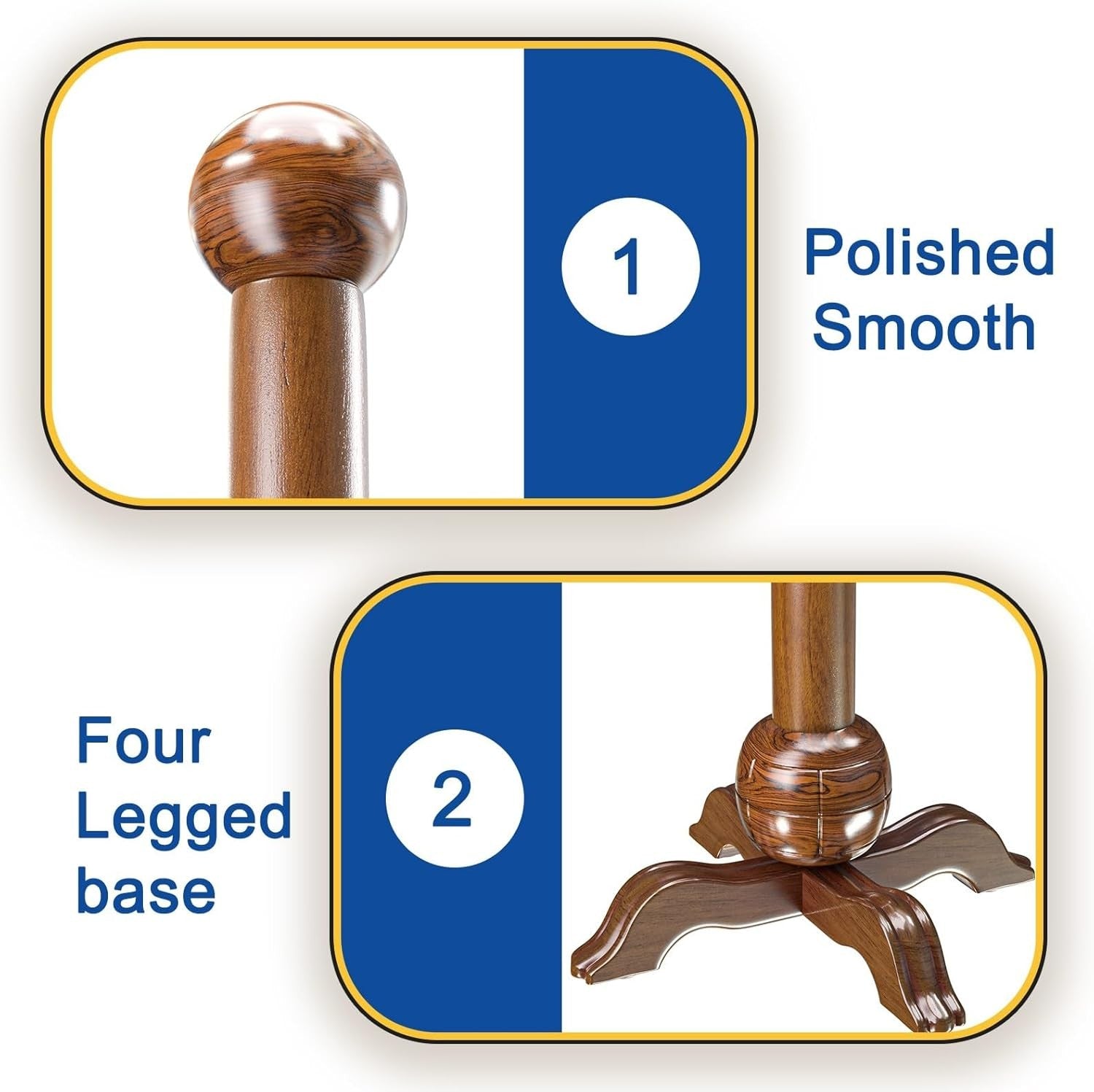 Solid Wood Free Standing Coat Rack | 7 Hook Hall Tree Organizer Stand