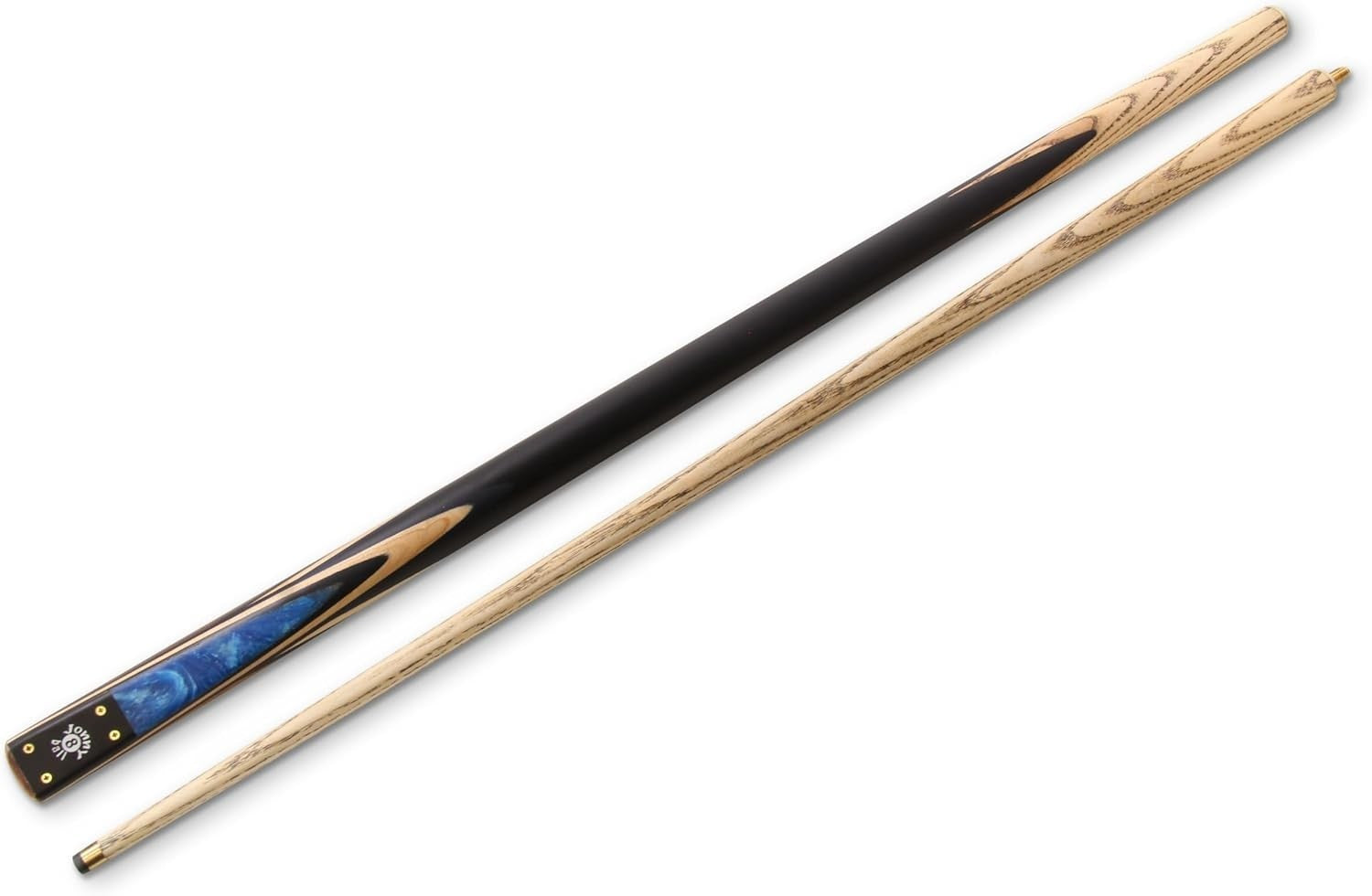 57in Snooker Pool Cue Ash Grain Rosewood Splice 9mm Tip 2pc