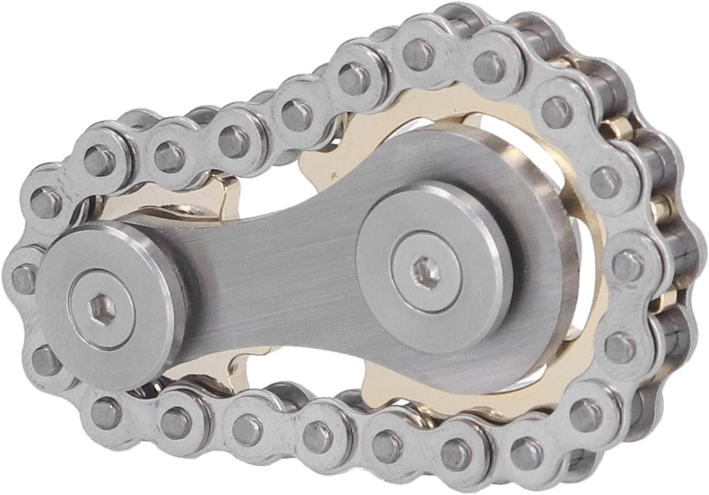 Stainless Steel Gear Fidget Toy Stress Relief Spinner ADHD Focus
