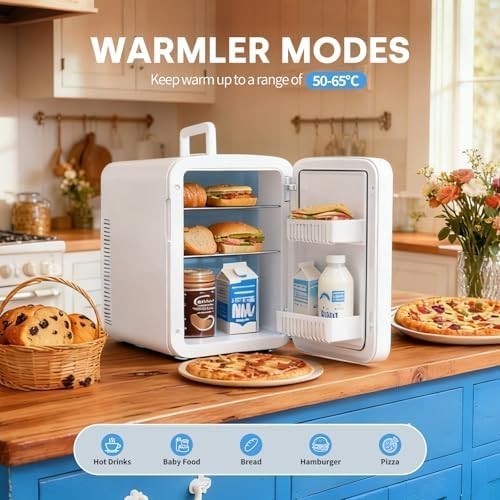 15L Mini Fridge Cooler & Warmer Portable AC/DC for Bedroom Car