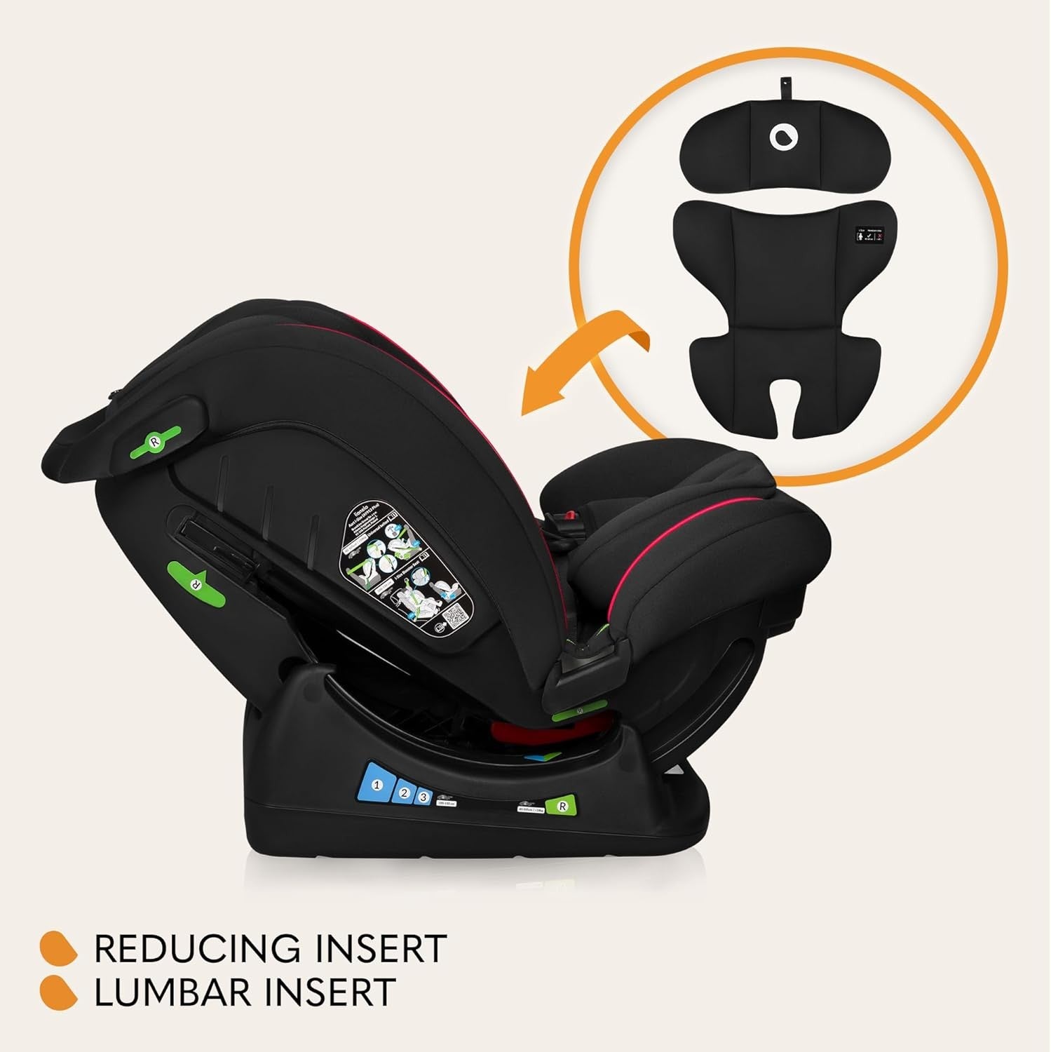 i-Size Baby Car Seat 0–12 Years 40–150cm Rear & Forward Facing Recline