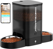Smart Automatic Cat Feeder for 2 Pets WiFi App Control Dual Bowl 5G