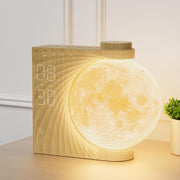 Sunrise Alarm Clock Moon Lamp Sleep Sounds Night Light Snooze Timer