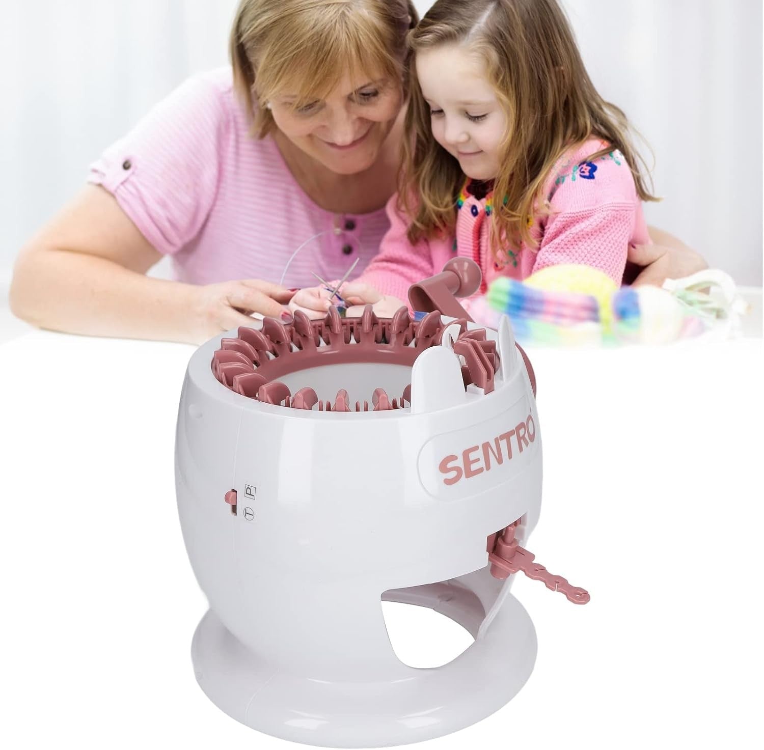 22 Needle Knitting Machine Circular Hand Crank Loom Kids Adult Craft Kit
