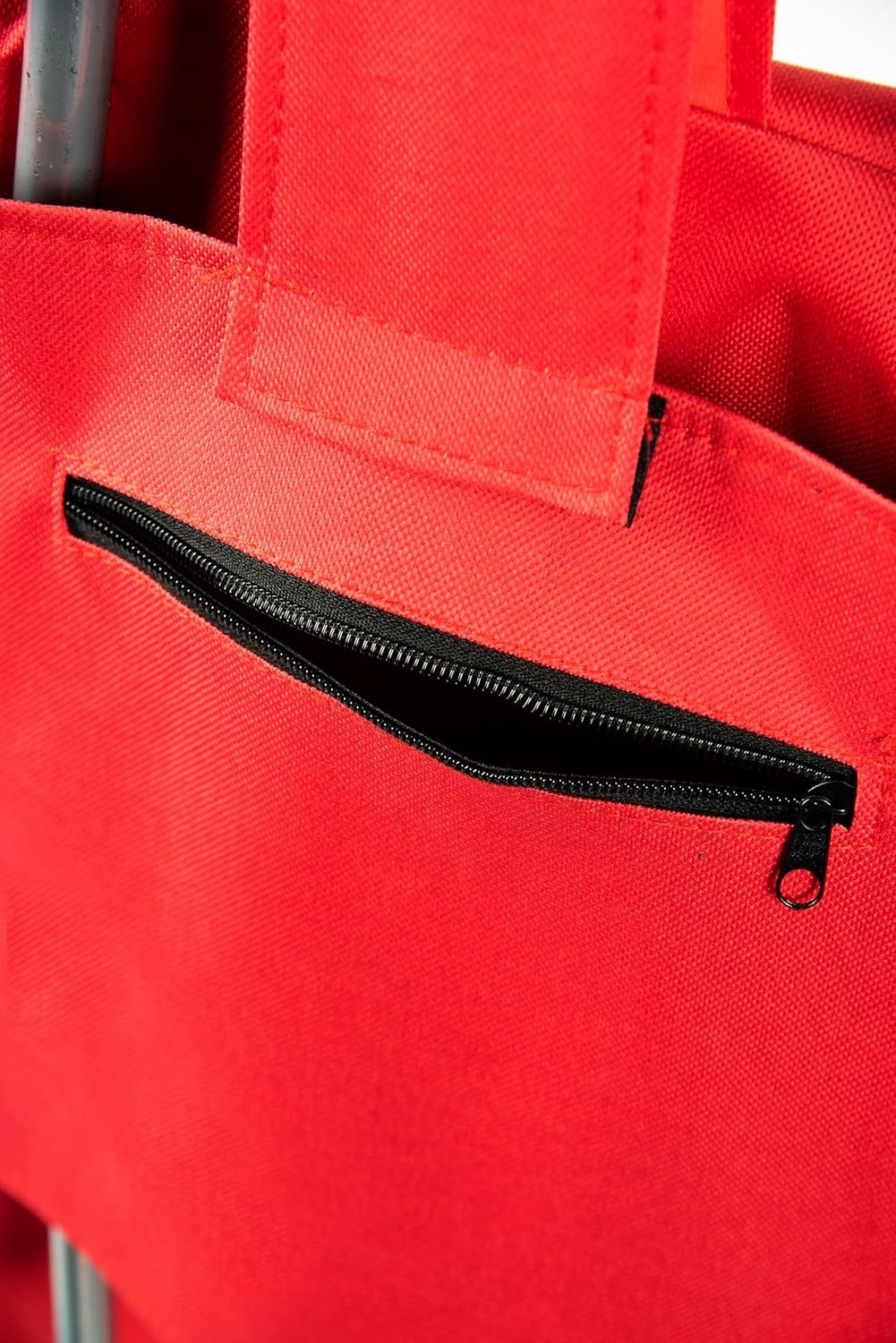 38L Foldable Olivia Shopping Trolley Water-Resistant Red Bag