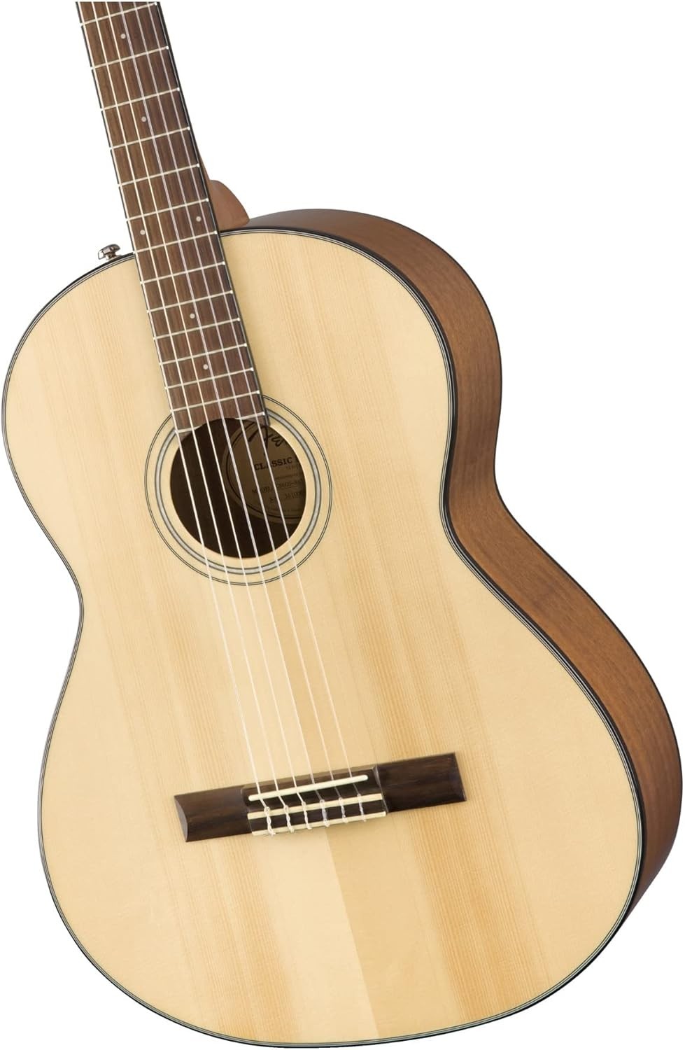 Classical Nylon String Acoustic Guitar Natural Spruce Top