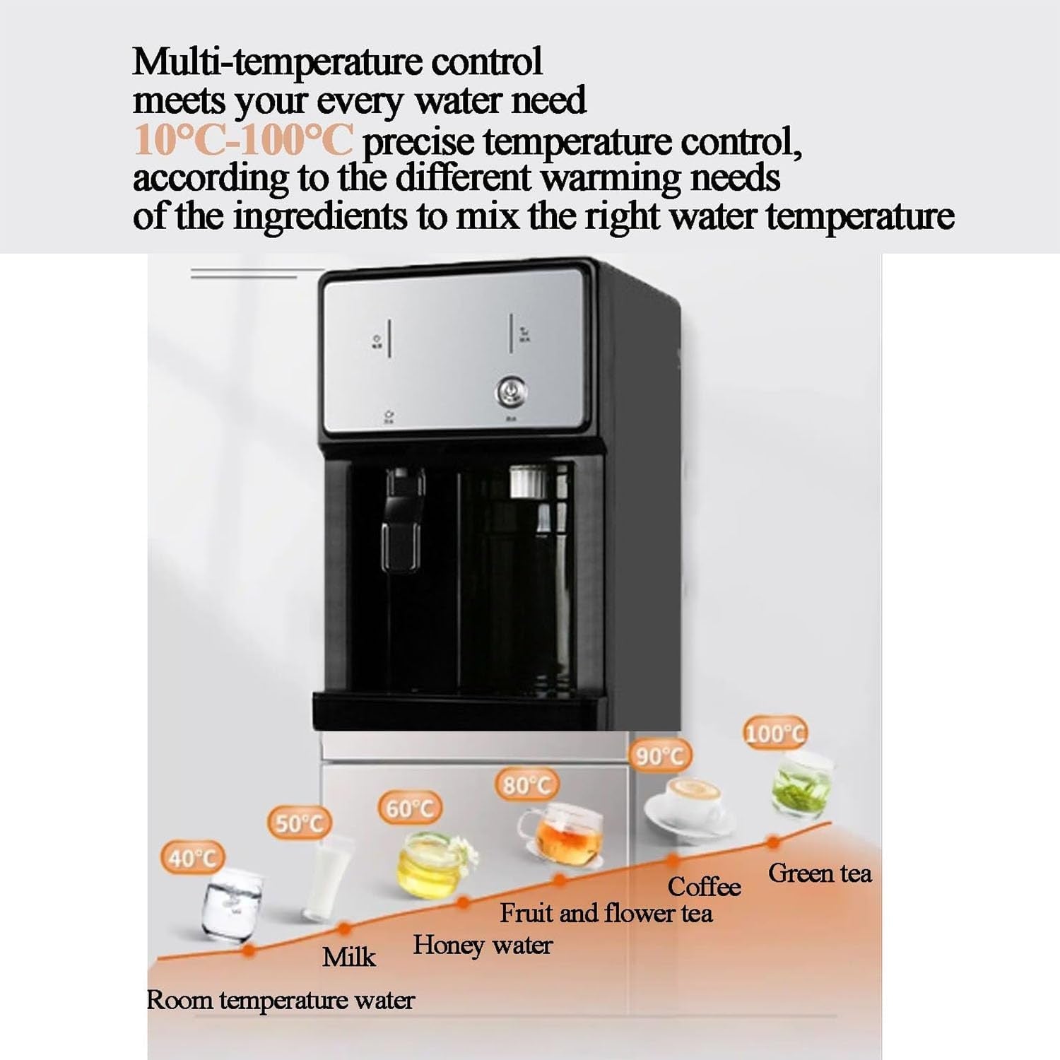 Freestanding Water Dispenser Hot Cold Room Temp Mains Fed Floor Standing