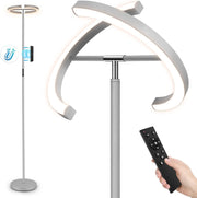 LED Uplighter Floor Lamp Dimmable Remote Touch Modern Standing Light
