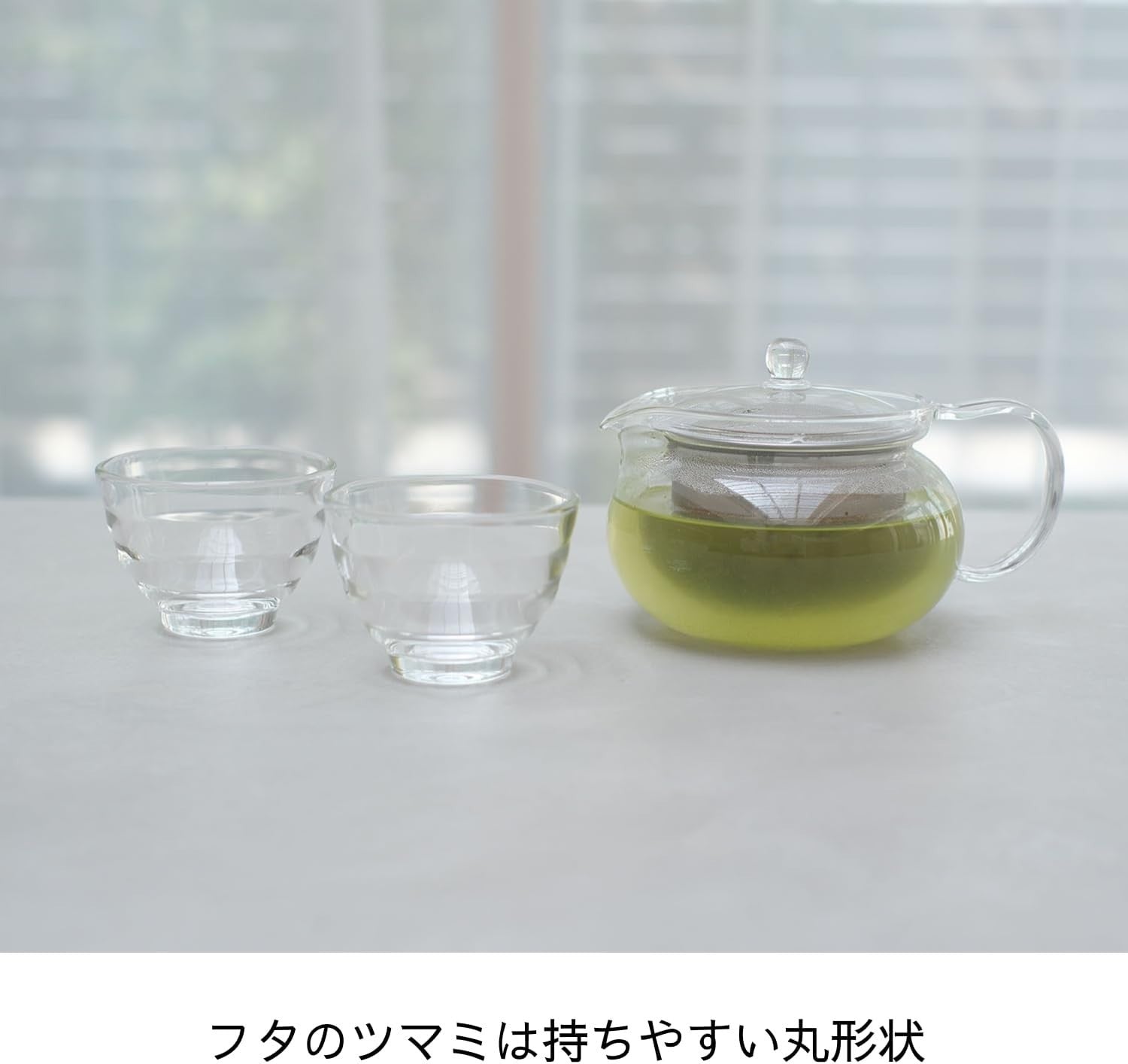 700ml Glass Teapot with Large Strainer Clear Tea Brewer 4 Cup