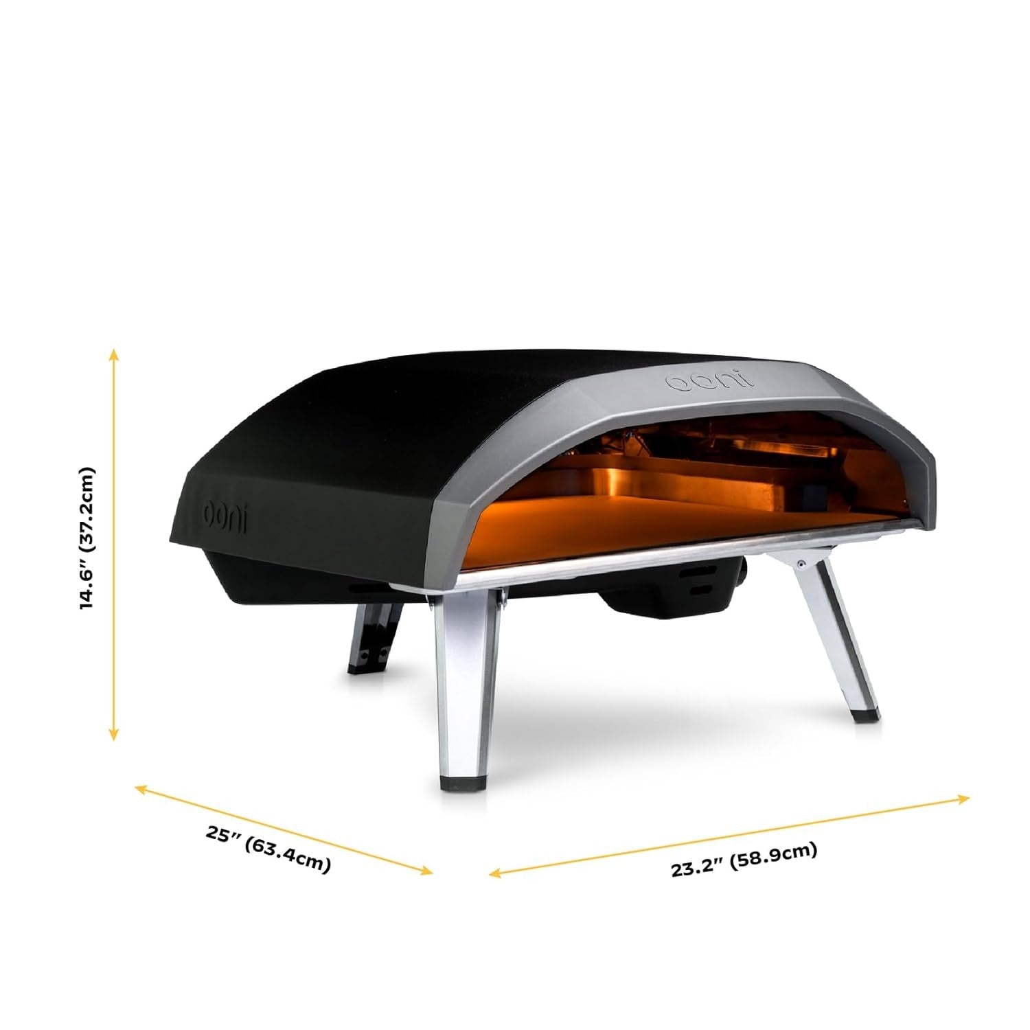 Ooni Koda 16 Gas Pizza Oven | Portable 16" Propane Stone Oven for Authentic